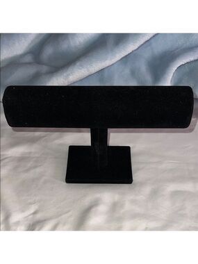 Elegant Black Velvet Jewelry Display Stand